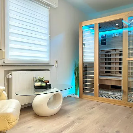 Apartmán Fewo Weiherschleife - Infrarotsauna - Parkplatz - Balkon - Smart Tv